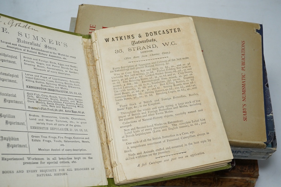 Numismatic books; Folkes, Martin, A table of English gold/silver/ modern Scotish [sic] coins, London 1736, 4vo, Seaby, P, The story of English coinage, various book catalogues etc.